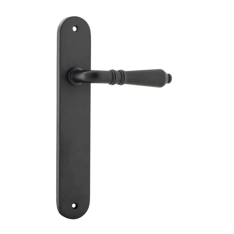 Door Lever Sarlat Oval Latch Matt Black