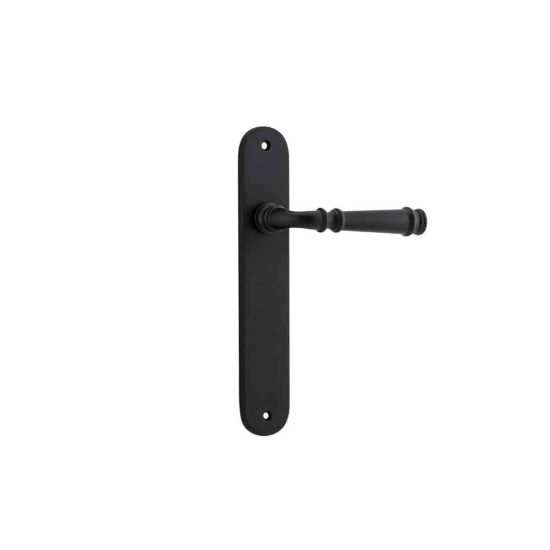 Door Lever Verona Oval Latch Matt Black