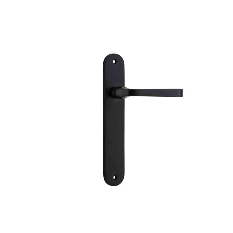 Door Lever Annecy Oval Latch Matt Black