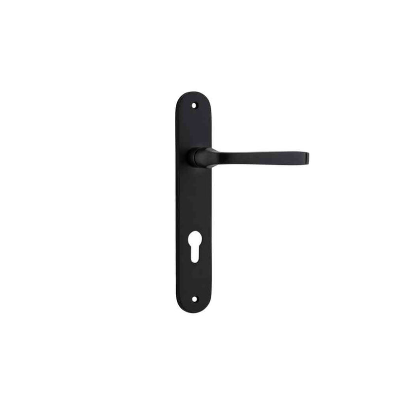 Door Lever Annecy Oval Euro Matt Black
