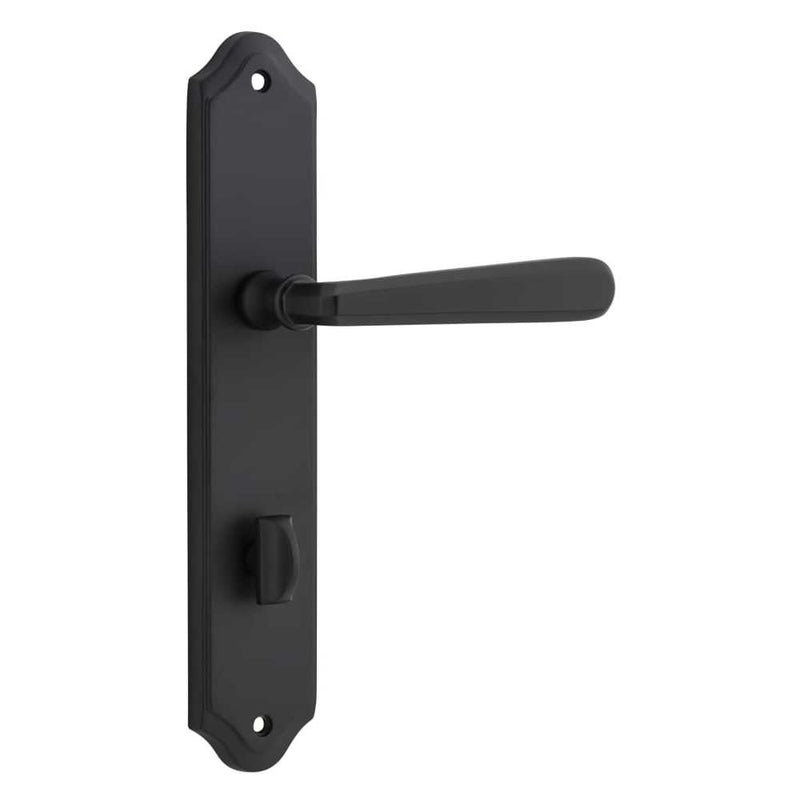 Door Lever Copenhagen Shouldered Privacy Pair Matt Black
