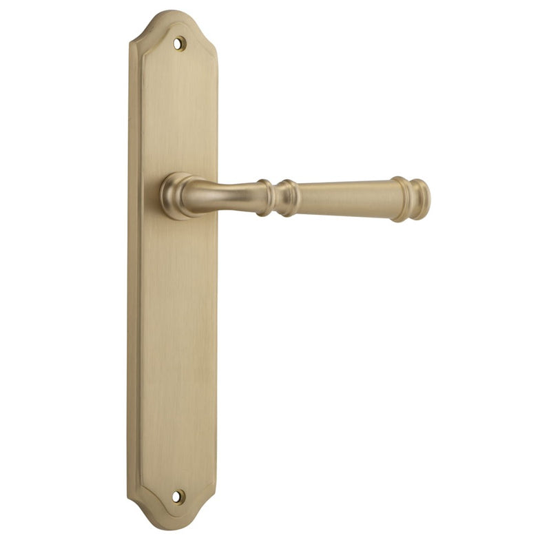 Door Lever Verona Shouldered Latch Brushed Brass