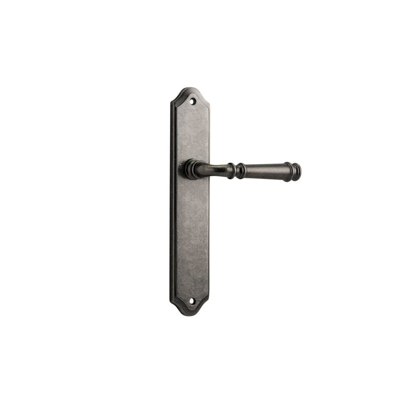 Door Lever Verona Shouldered Latch Distressed Nickel