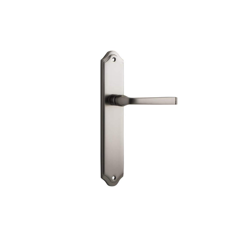 Door Lever Annecy Shouldered Latch Satin Nickel