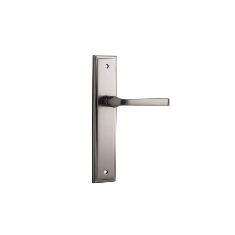 Door Lever Annecy Stepped Latch Satin Nickel