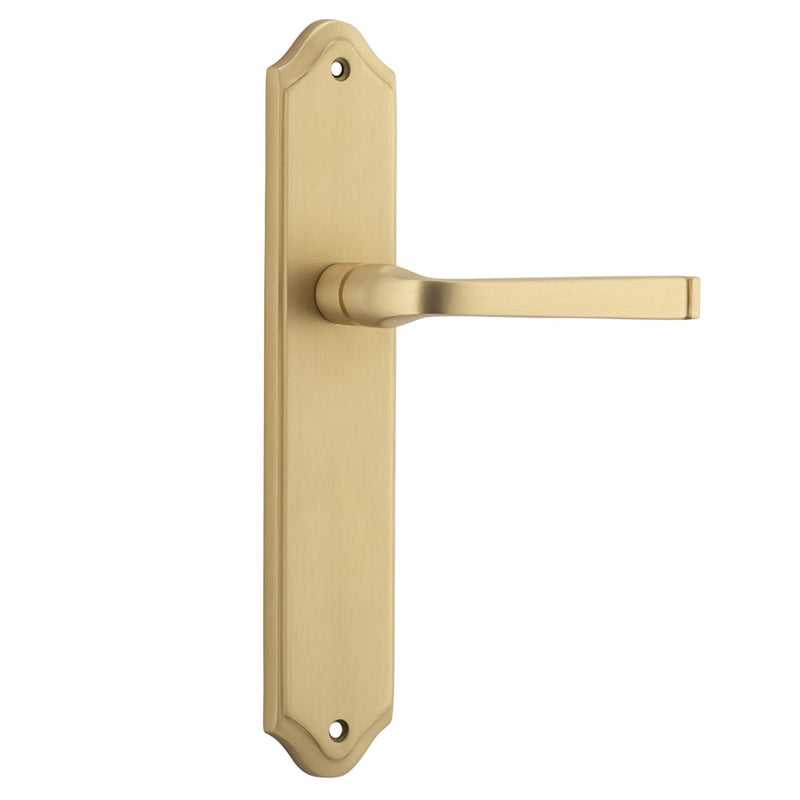 Door Lever Annecy Shouldered Latch Brushed Brass