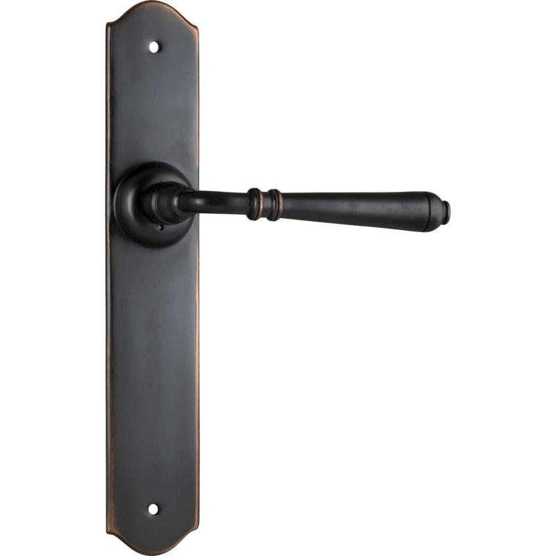 Door Lever Reims Latch Pair Antique Copper