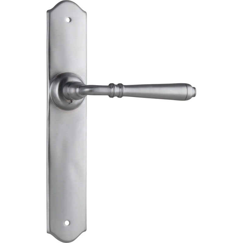 Door Lever Reims Latch Pair Satin Chrome