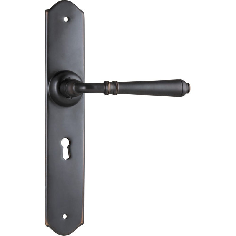 Door Lever Reims Lock Pair Antique Copper