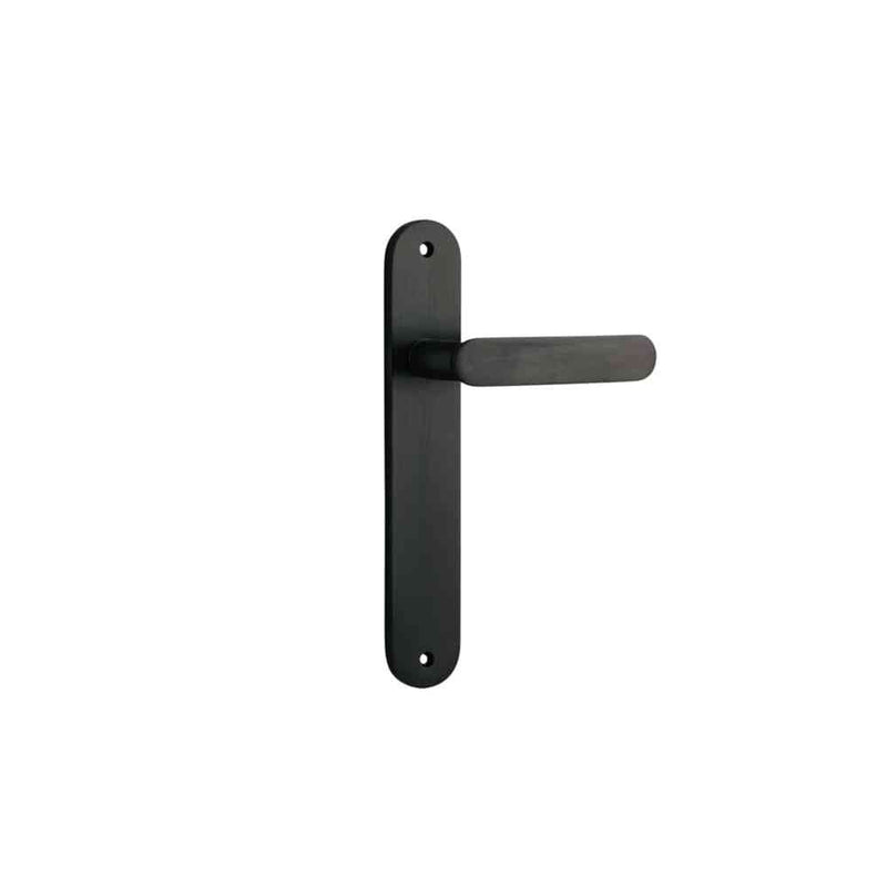 Door Lever Bronte Oval Latch Signature Brass