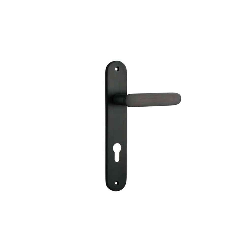 Door Lever Bronte Oval Euro Signature Brass