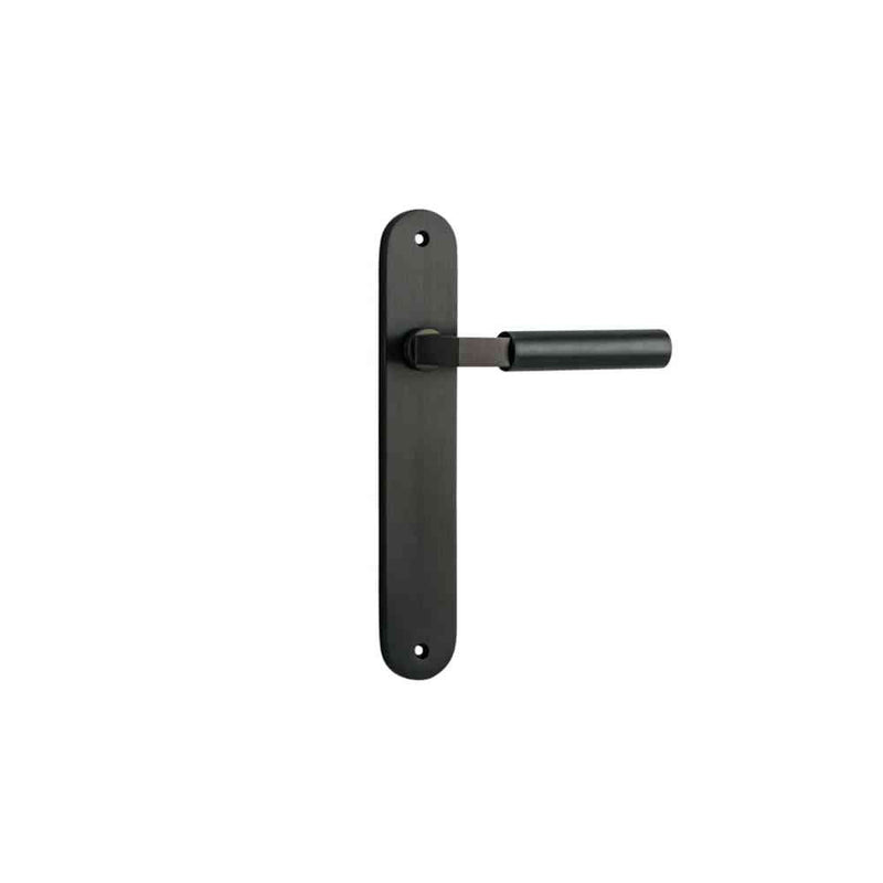 Door Lever Berlin Oval Latch Signature Brass