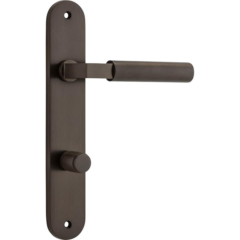 Door Lever Berlin Oval Privacy Signature Brass