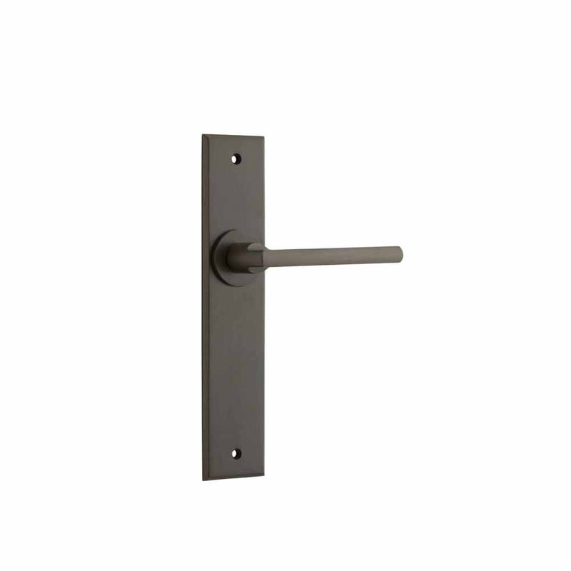 Door Lever Baltimore Chamfered Latch Signature Brass