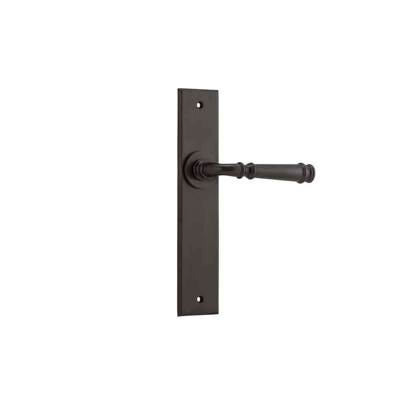 Door Lever Verona Chamfered Latch Signature Brass