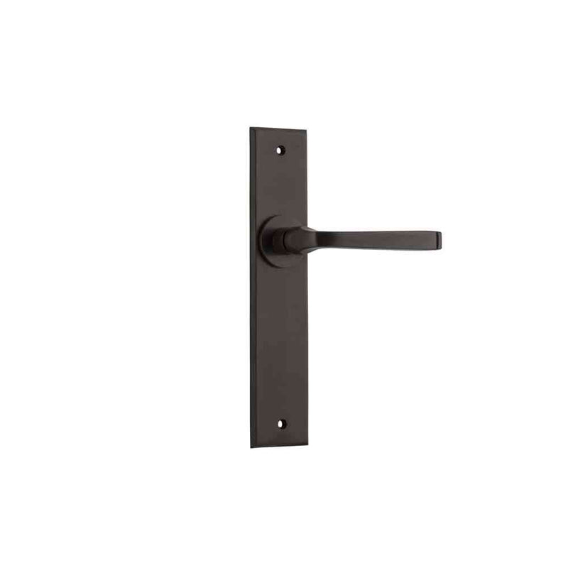 Door Lever Annecy Chamfered Latch Signature Brass