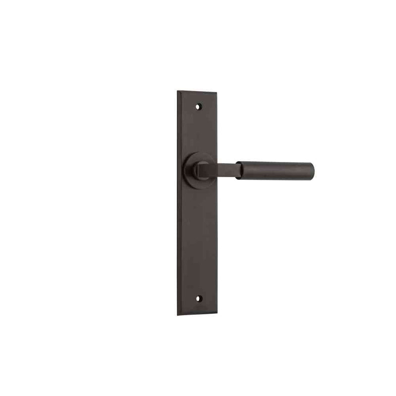 Door Lever Berlin Chamfered Latch Signature Brass