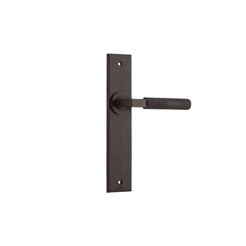 Door Lever Brunswick Chamfered Latch Signature Brass