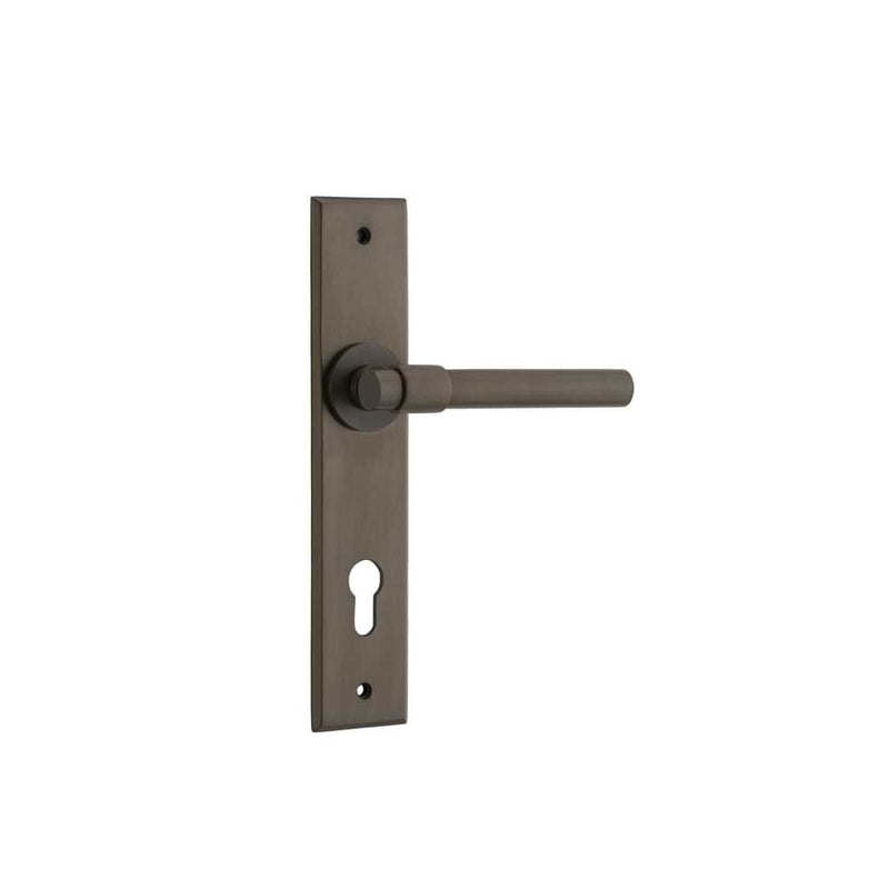 Door Lever Helsinki Chamfered Euro Signature Brass