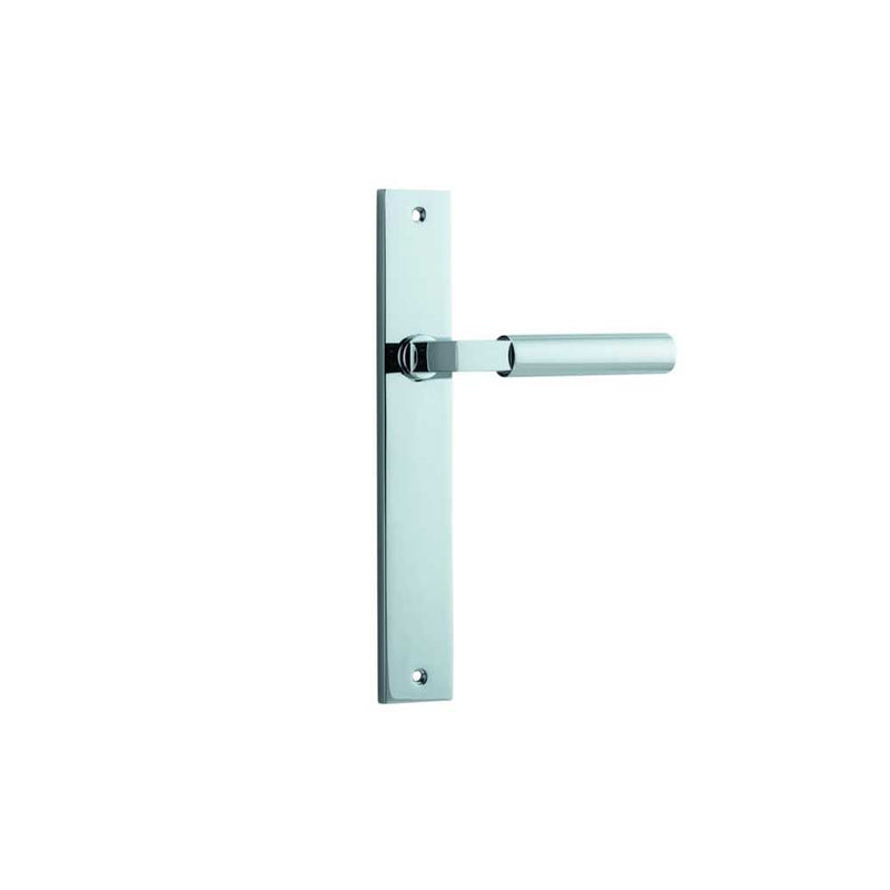 Door Lever Berlin Rectangular Latch Polished Chrome