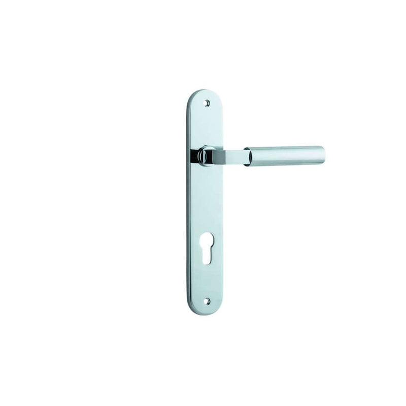 Door Lever Berlin Oval Euro Polished Chrome