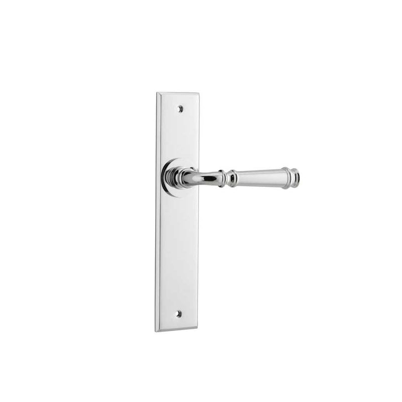 Door Lever Verona Chamfered Latch Polished Chrome