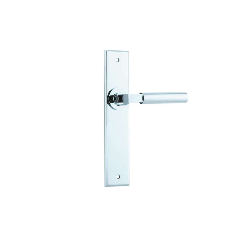 Door Lever Berlin Chamfered Latch Polished Chrome