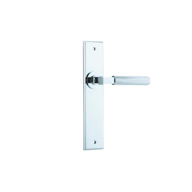 Door Lever Brunswick Chamfered Latch Polished Chrome