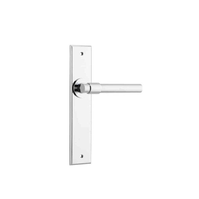 Door Lever Helsinki Chamfered Latch Polished Chrome