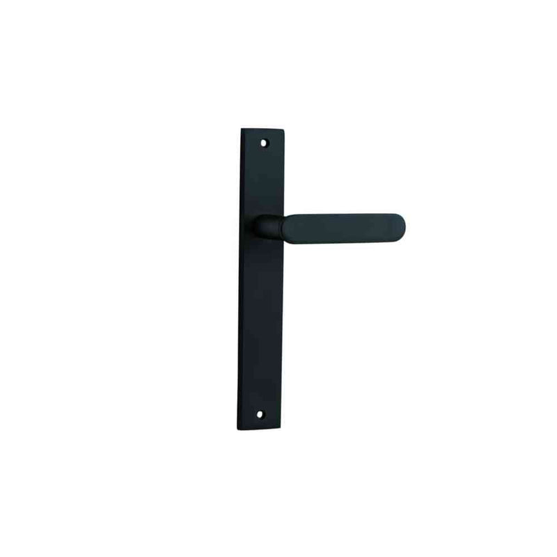 Door Lever Bronte Rectangular Latch Matt Black