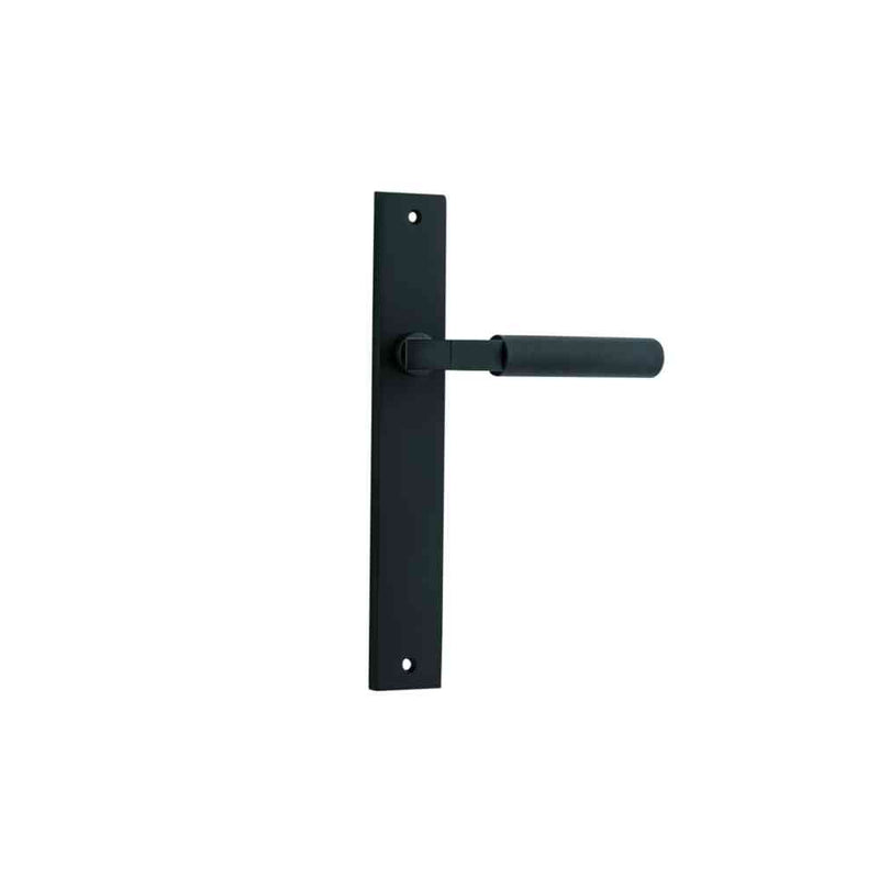 Door Lever Brunswick Rectangular Latch Matt Black