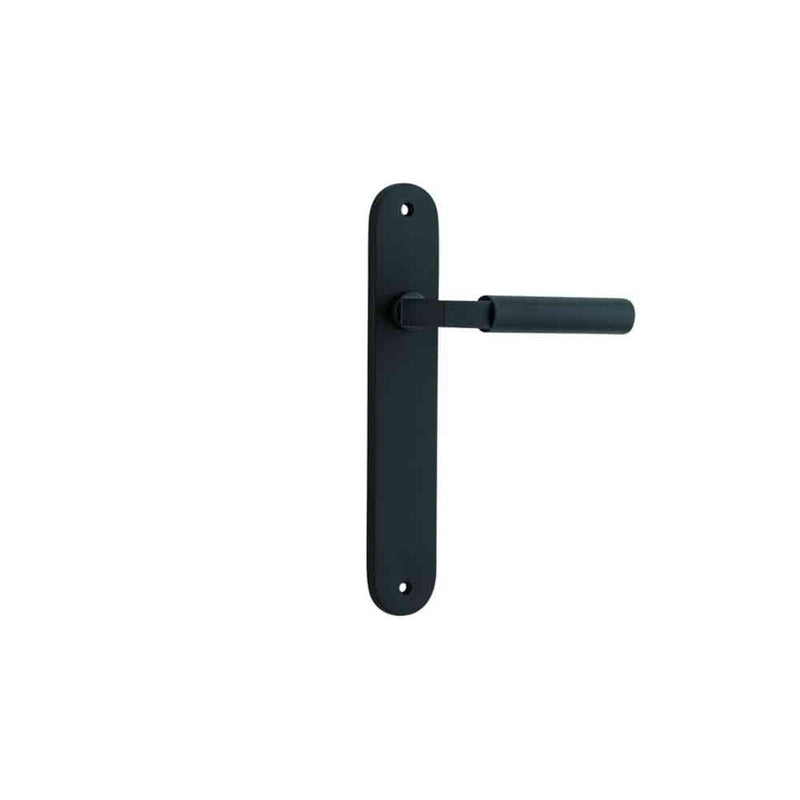 Door Lever Berlin Oval Latch Matt Black