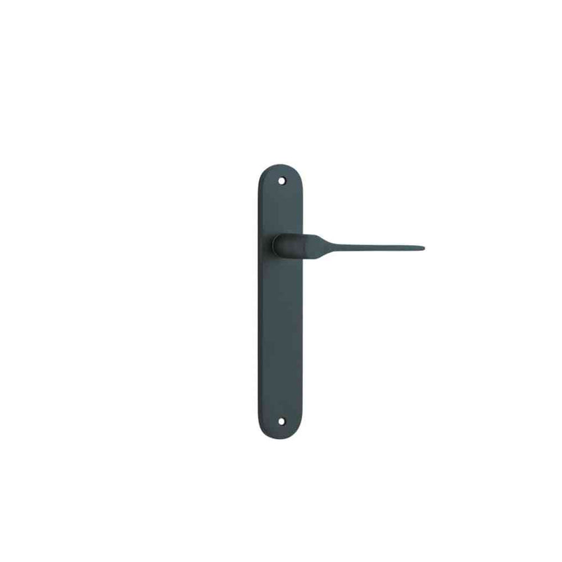 Door Lever Como Oval Latch Matt Black