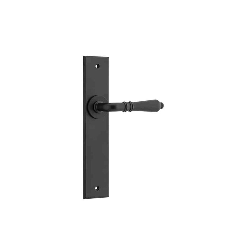 Door Lever Sarlat Chamfered Latch Matt Black