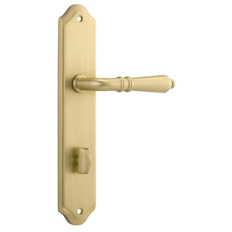 Door Lever Sarlat Shouldered Privacy Brushed Gold PVD