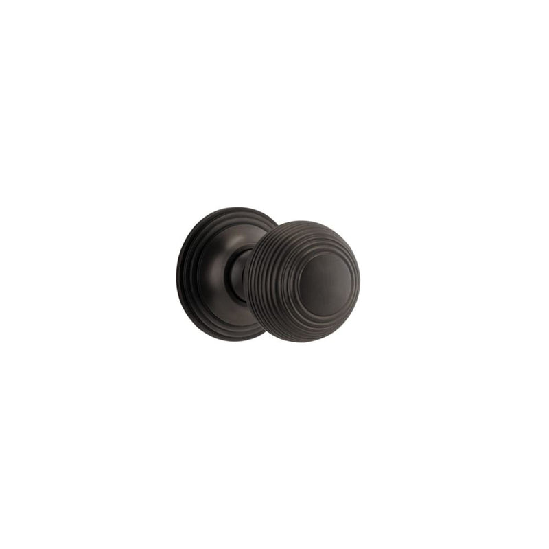 Door Knob Guildford Round Rose Concealed Fix Signature Brass