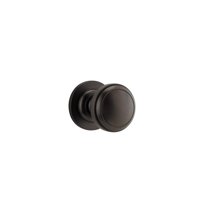 Door Knob Paddington Round Rose Concealed Fix Signature Brass