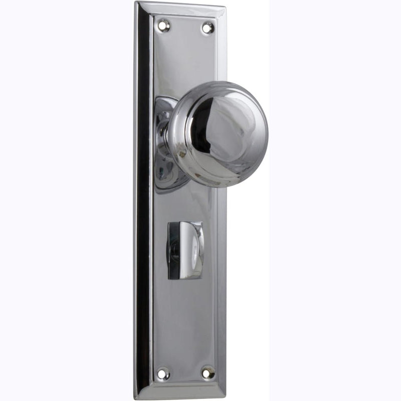 Door Knob Richmond Privacy Pair Chrome Plated