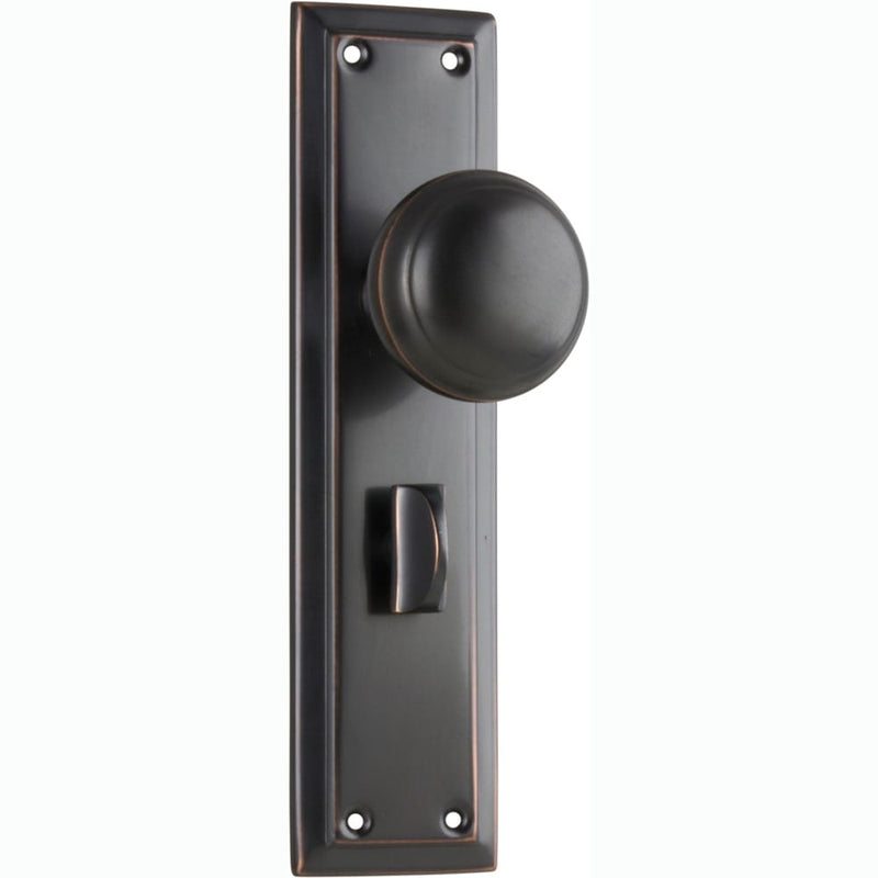 Door Knob Richmond Privacy Pair Antique Copper