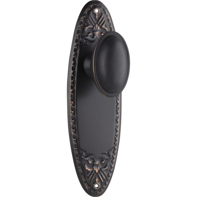 Door Knob Fitzroy Latch Pair Antique Copper