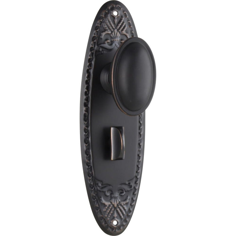 Door Knob Fitzroy Privacy Pair Antique Copper