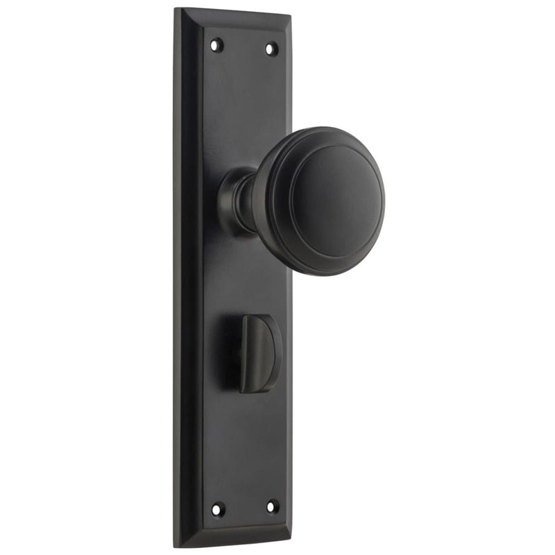 Door Knob Milton Privacy Pair Matt Black