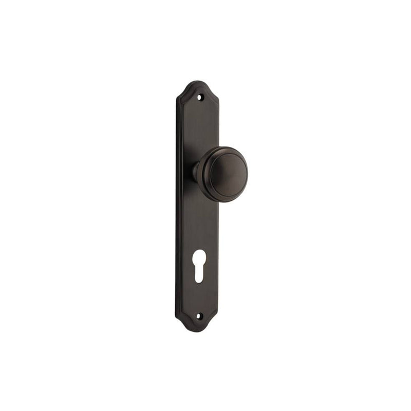 Door Knob Paddington Shouldered Euro Signature Brass