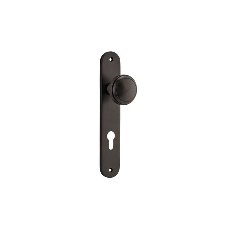 Door Knob Paddington Oval Euro Signature Brass