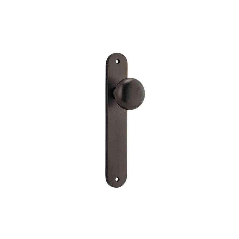 Door Knob Cambridge Oval Latch Signature Brass
