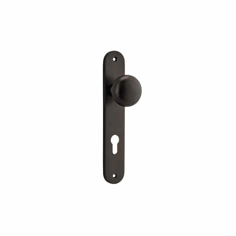 Door Knob Cambridge Oval Euro Signature Brass