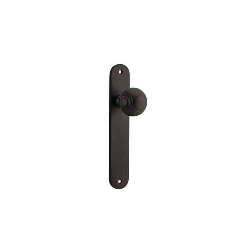 Door Knob Guildford Oval Latch Signature Brass
