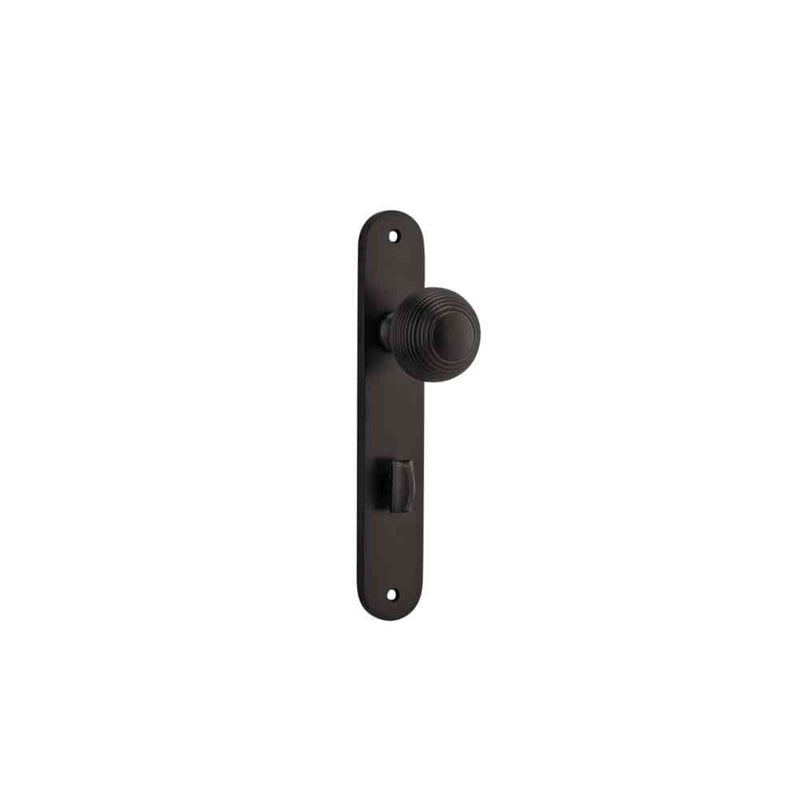 Door Knob Guildford Oval Privacy Signature Brass