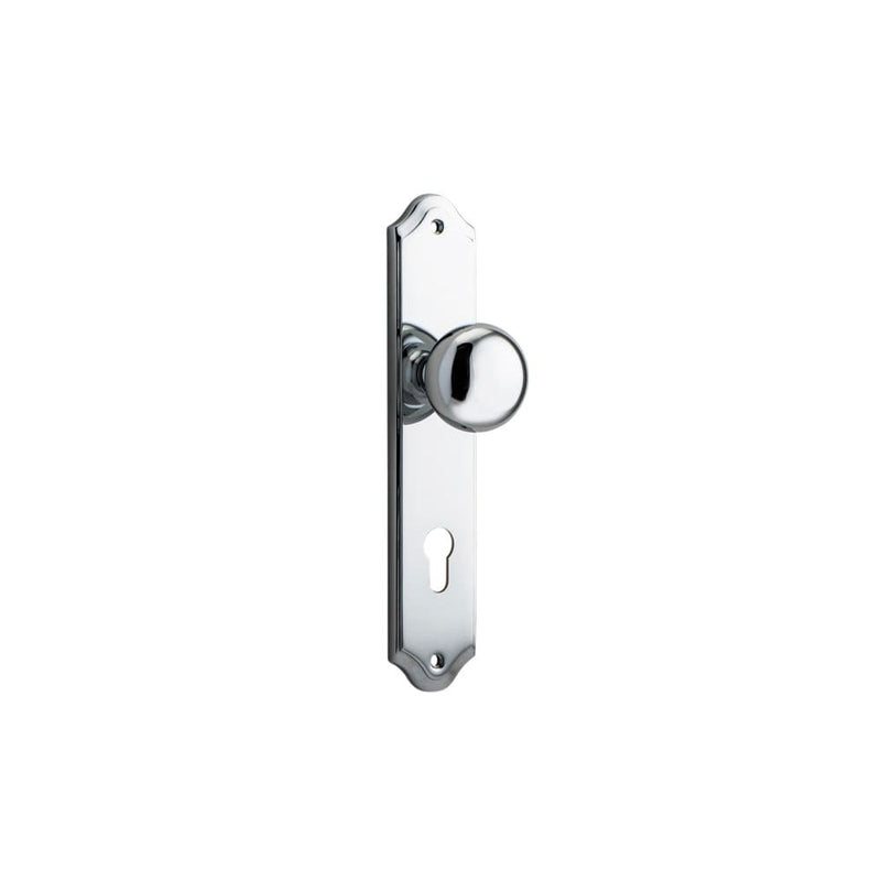 Door Knob Cambridge Shouldered Euro Polished Chrome