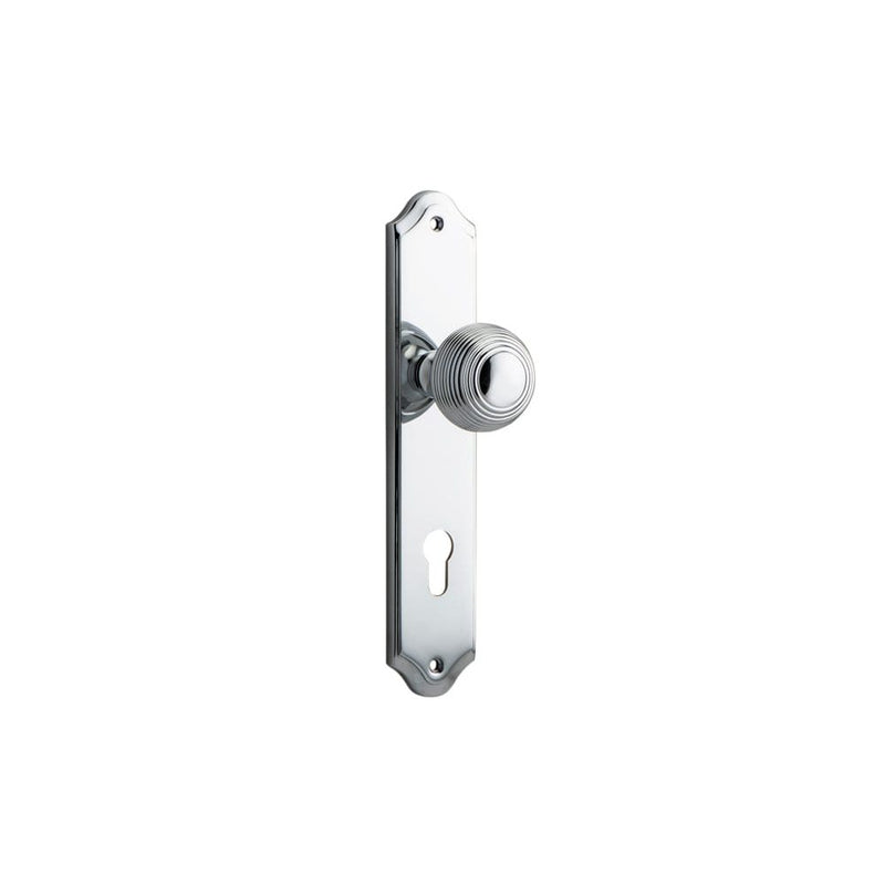 Door Knob Guildford Shouldered Euro Polished Chrome